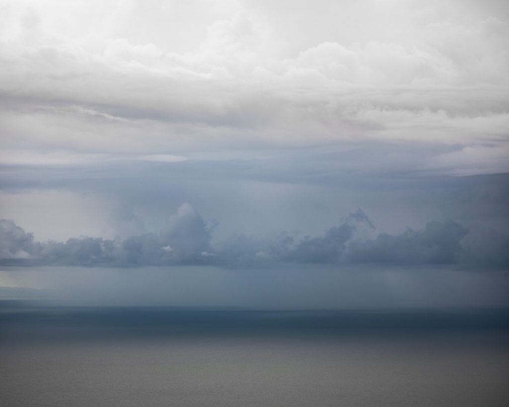 Seascape with Clouds and Rain