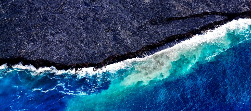Coast of Volcanoes National Park, Hawaii