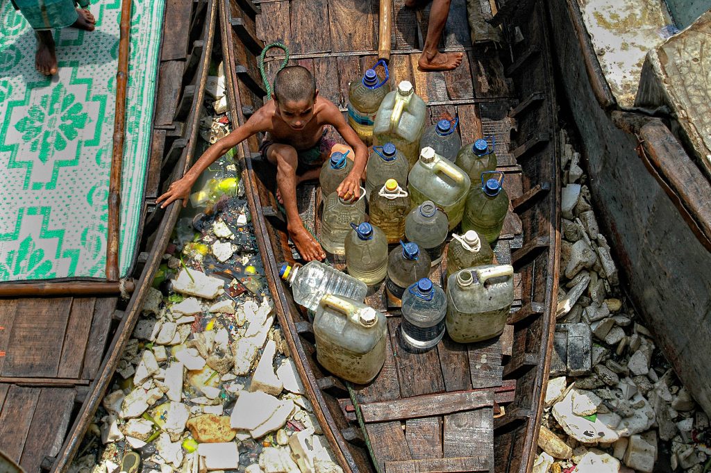Collection of Pure Drinking Water