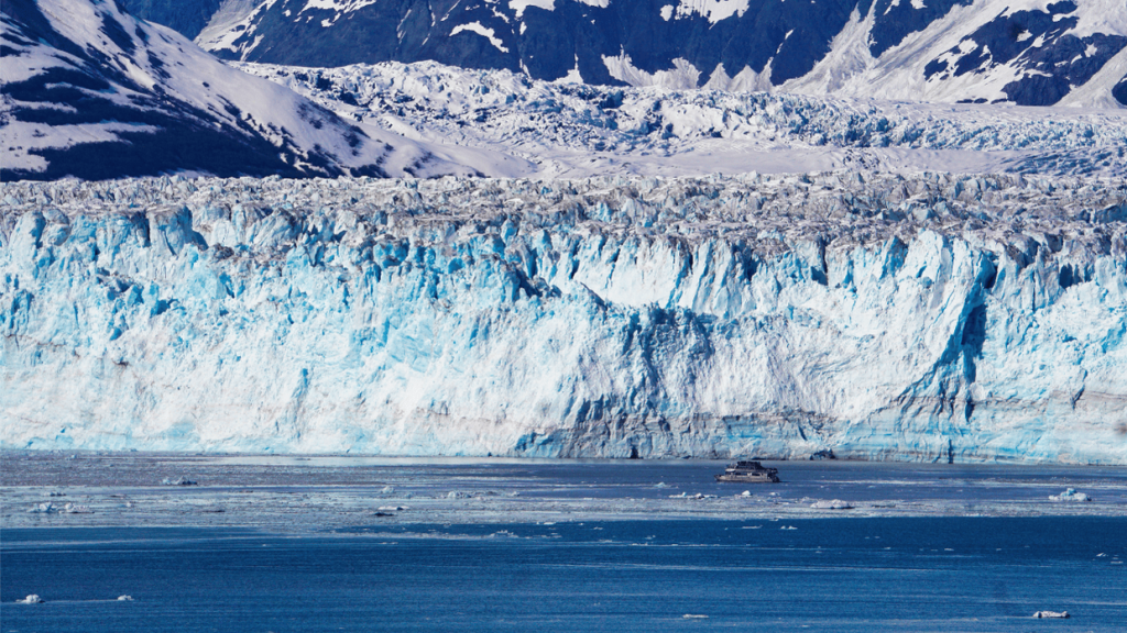 Ferry at Hubbard Glacier