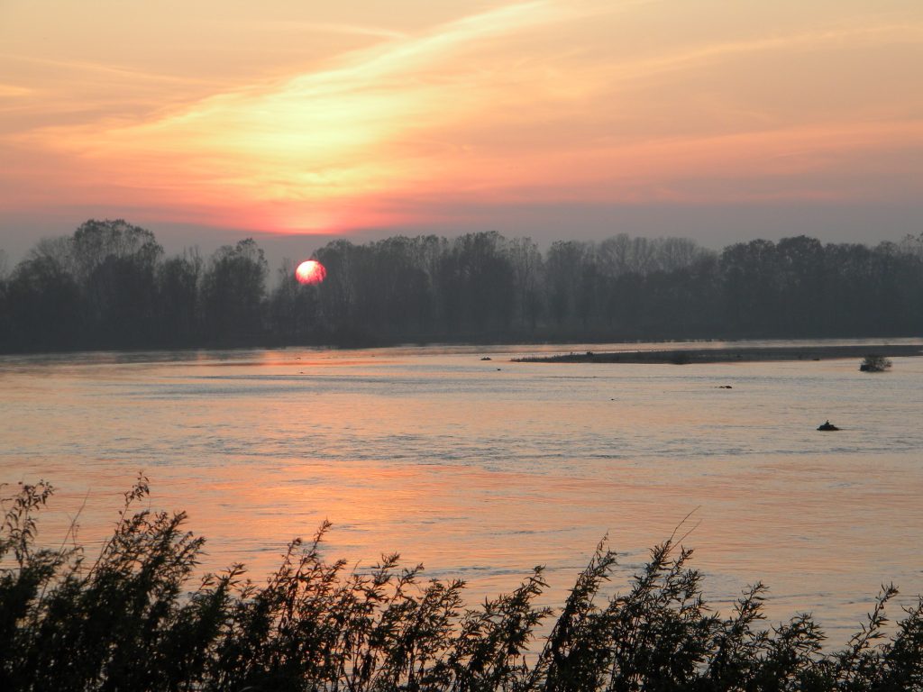 Tramonto sul Ticino