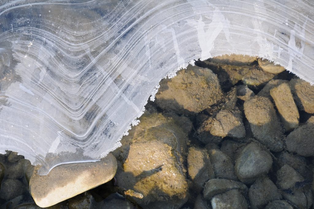 Frozen watersurface