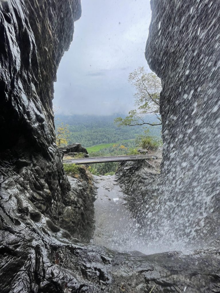 Still life: showering falls