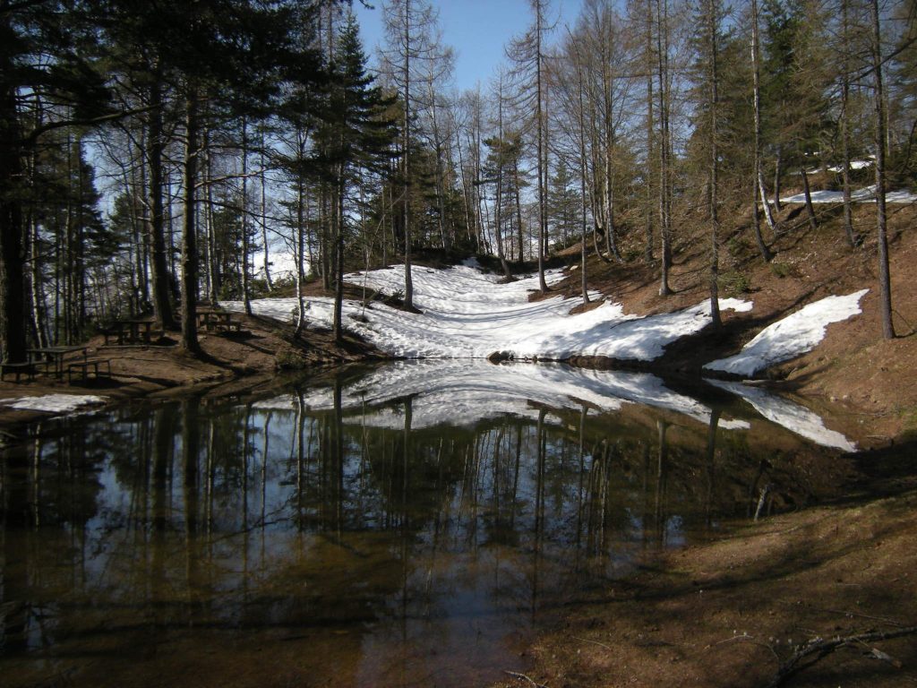 lago a Pramollo, verso Colle Lazzarà