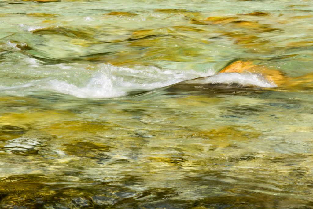 flowing