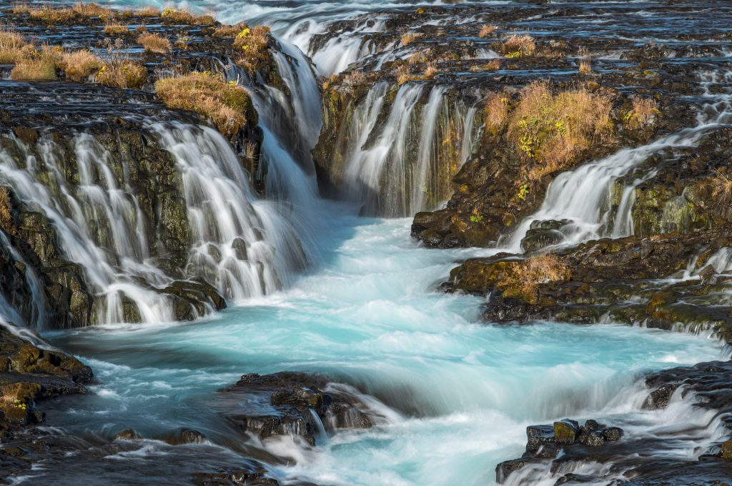 Iceland’s Bluest Waterfall